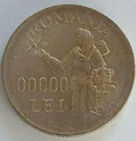 Rumunsko 100 000 Lei 1946