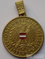 Rakousko - střelecká medaile 1992
