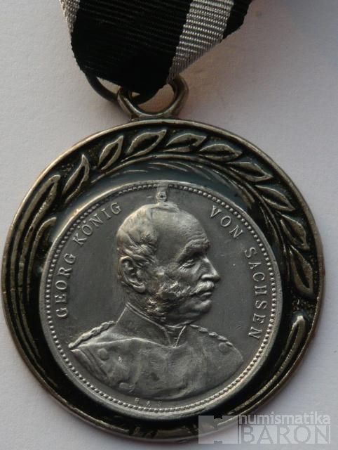 Sasko - úmrtní medaile Georg