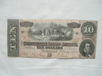 10 Dollars, 1864, Richmond, USA