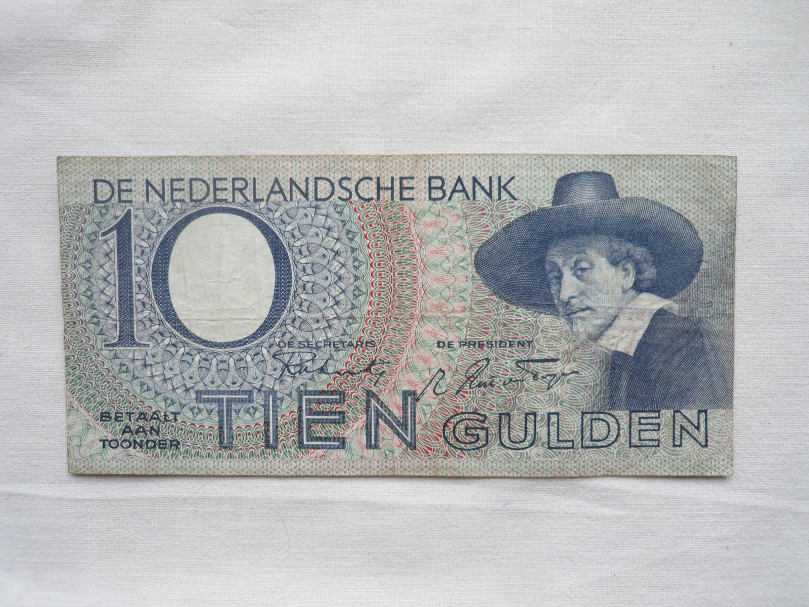 10 Gulden, 1936, Holandsko