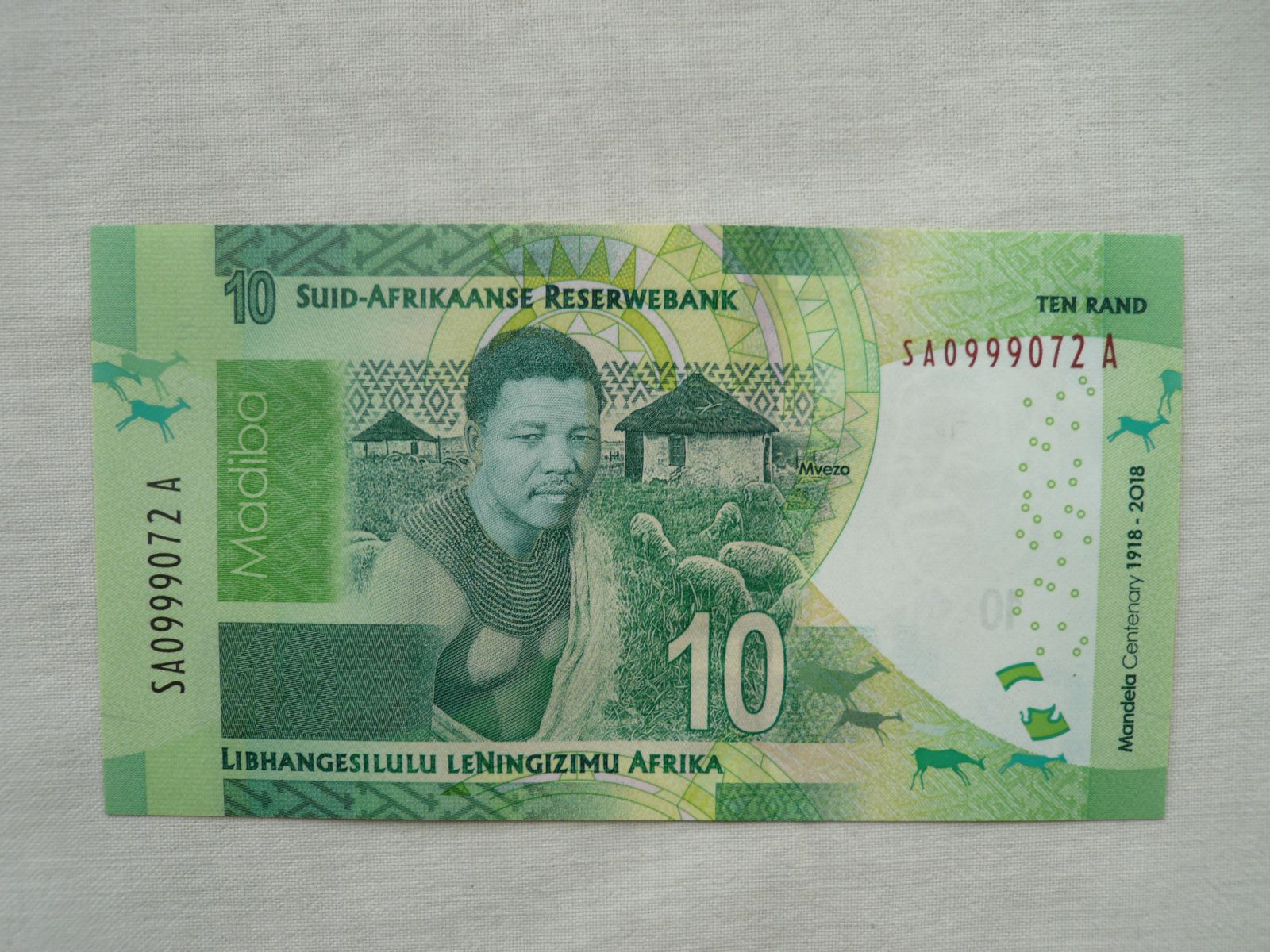 10 Rand, 1918-2018, Jižní Afrika