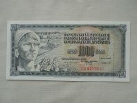 1000 Dinár, 1981, Jugoslávie