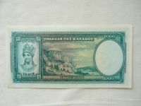 1000 Drachem 1939, Řecko