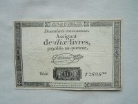15 Sols, 1792, Asignat Francie