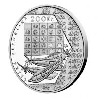 200 Kč(2022-Gregor Mendel), stav PROOF, etue a certifikát