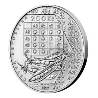 200 Kč(2022-Gregor Mendel), stav bk, kapsle a certifikát