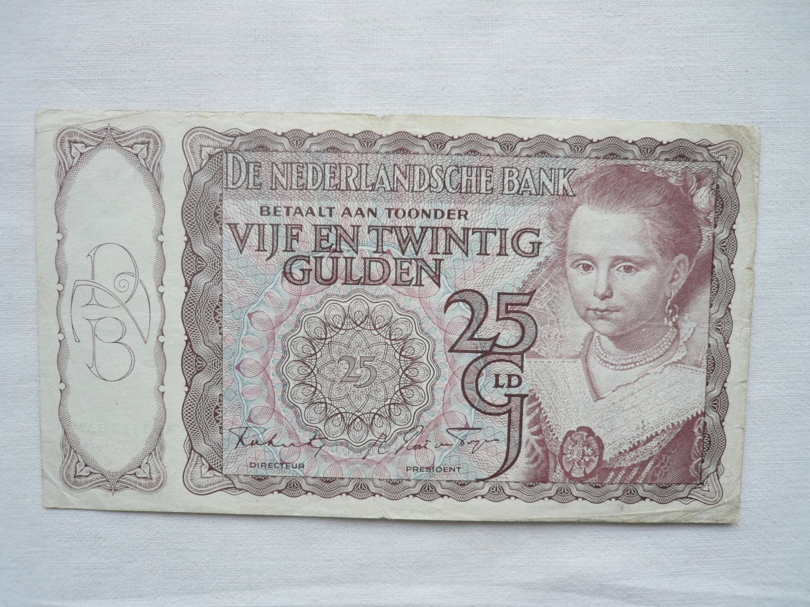 25 Gulden, 1943, Holandsko