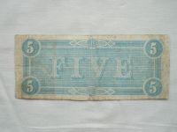 5 Dollars, 1864, Richmond, USA