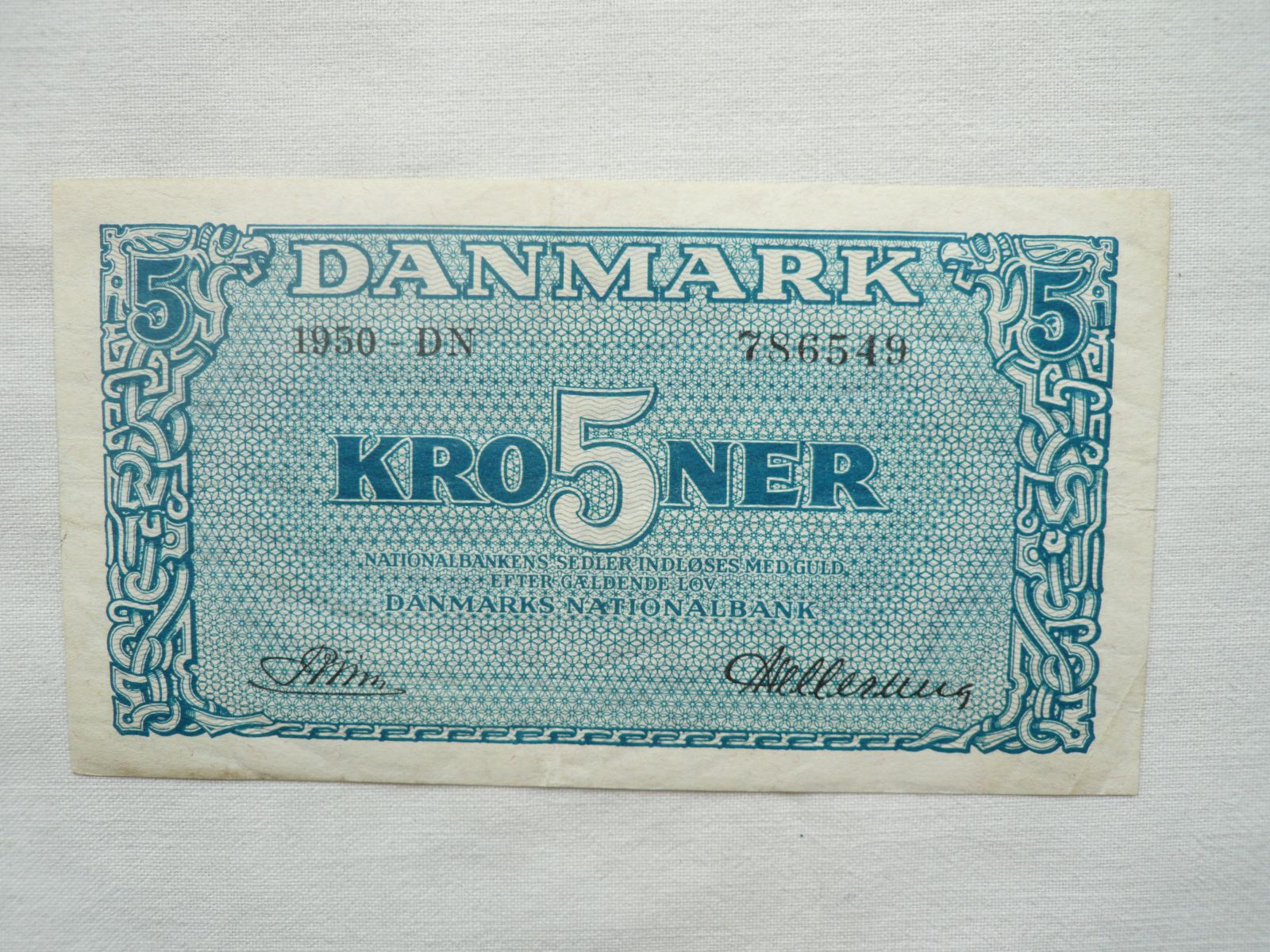 5 Kroner, 1950, Dánsko