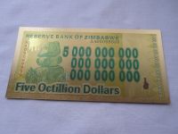5 Octilion Dollars, Zimbabwe