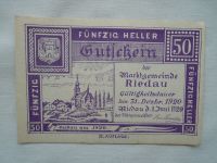 50 Heller, Ried, 1920 Rakousko