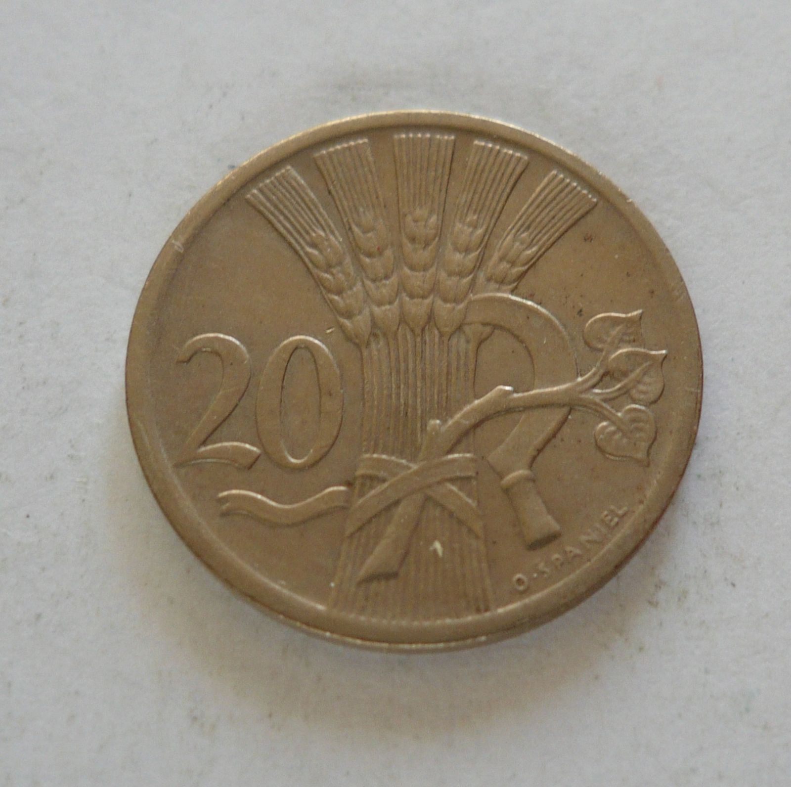 20 Haléř, 1928, ČSR