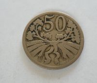 50 Haléř, 1922, ČSR