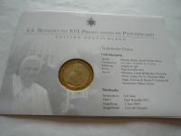 obálka 1 dne+plaketa papež Benedikt XIV., Vatikán