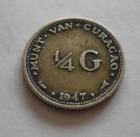 1/4 Gulden, 1947, Curacao