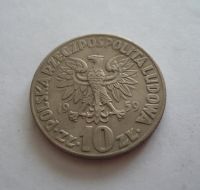 10 Zlotých, 1959, Koperník, Polsko