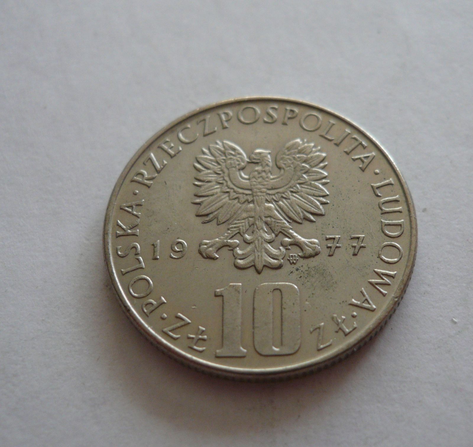 10 Zlotých, 1977, Prus, Polsko