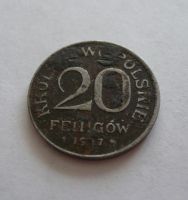 20 Fenigů, 1917, Polsko