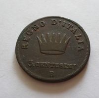 3 Cent, 1810 B, Napoleon Bonaparte, Itálie-království