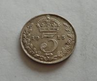 3 Pence, 1915, Anglie