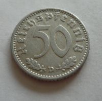 50 Pfennig, 1940 D, Německo