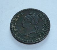 1 Centesimi, 1849 A, Francie