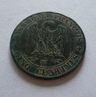 5 Cent, 1855, Napoleon III., Francie