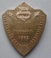 ČSR - Vítěz v řecko - římském zápase 1962