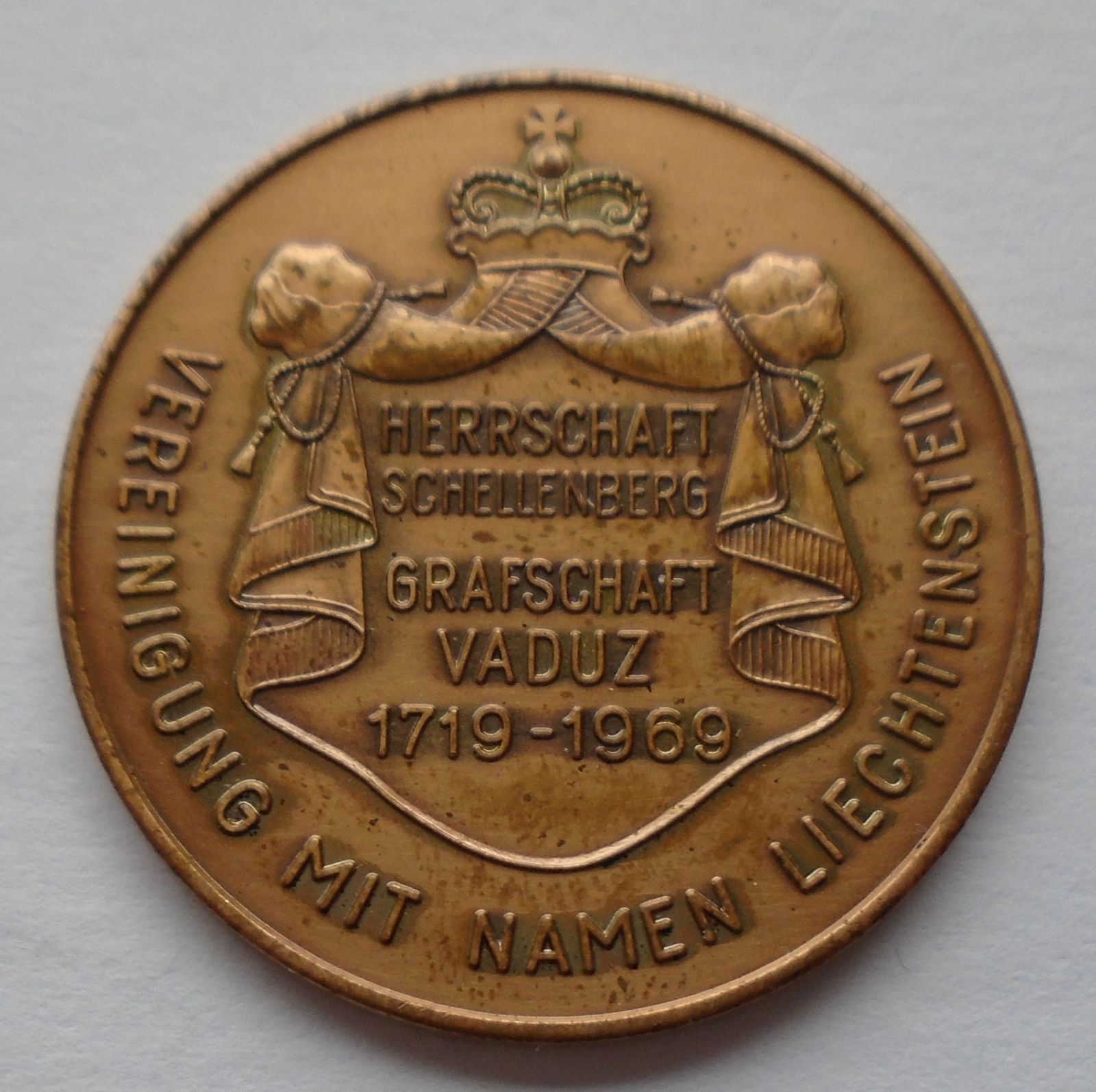 Liechtenstein - bronz med. 1719-1969