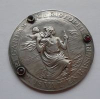 Medaile sv. Kryštof - ochránce řidičů