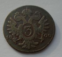Uhry 3 Krejcar 1800 B František II.