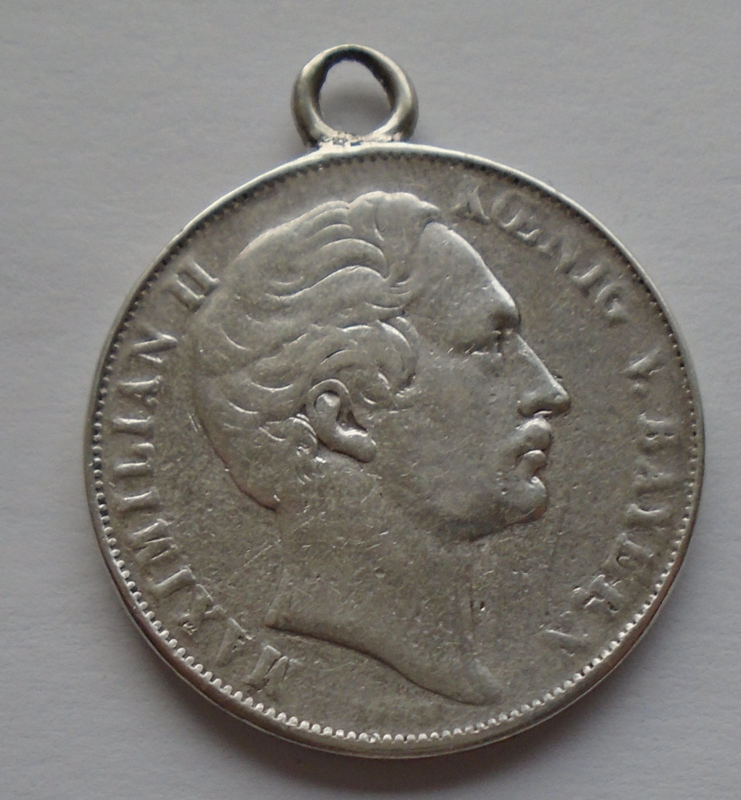 Bavorsko 2 Gulden 1850 dobové ouško