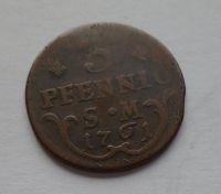 Mainz 3 Pfenik 1761