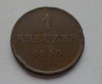 SCHWARZBURG 1 Krejcar 1840