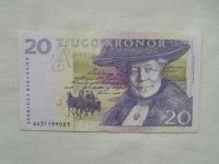 20 Kronor, Vilhelmína, Švédsko