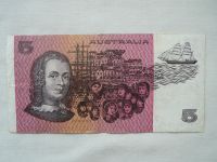 5 Dollars, zámořské objevy, Austrálie