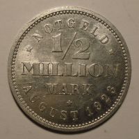 Hamburg 1/2 Million Marek 1923
