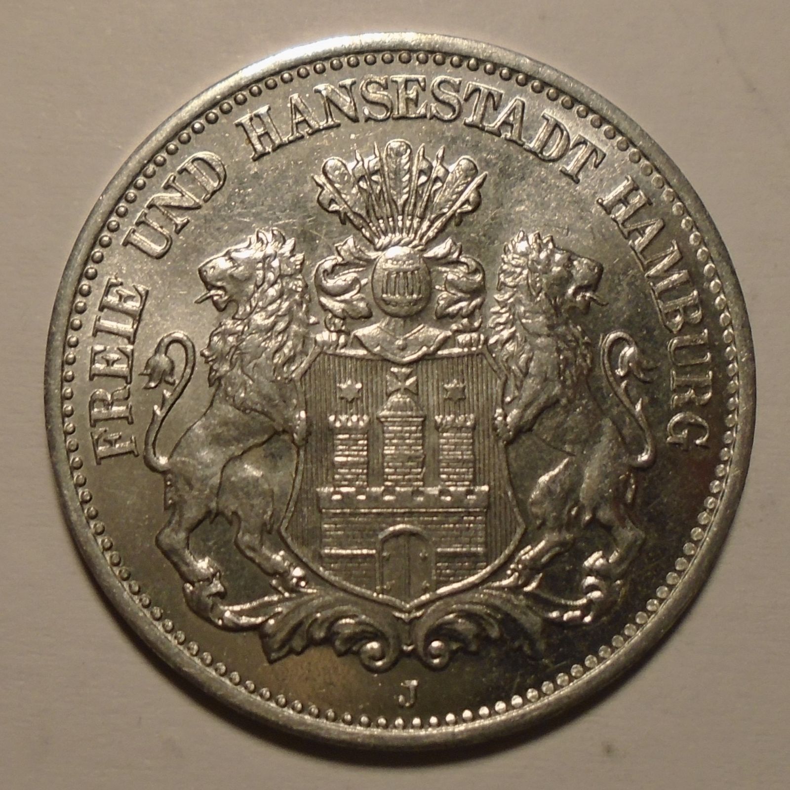 Hamburg 1/2 Million Marek 1923