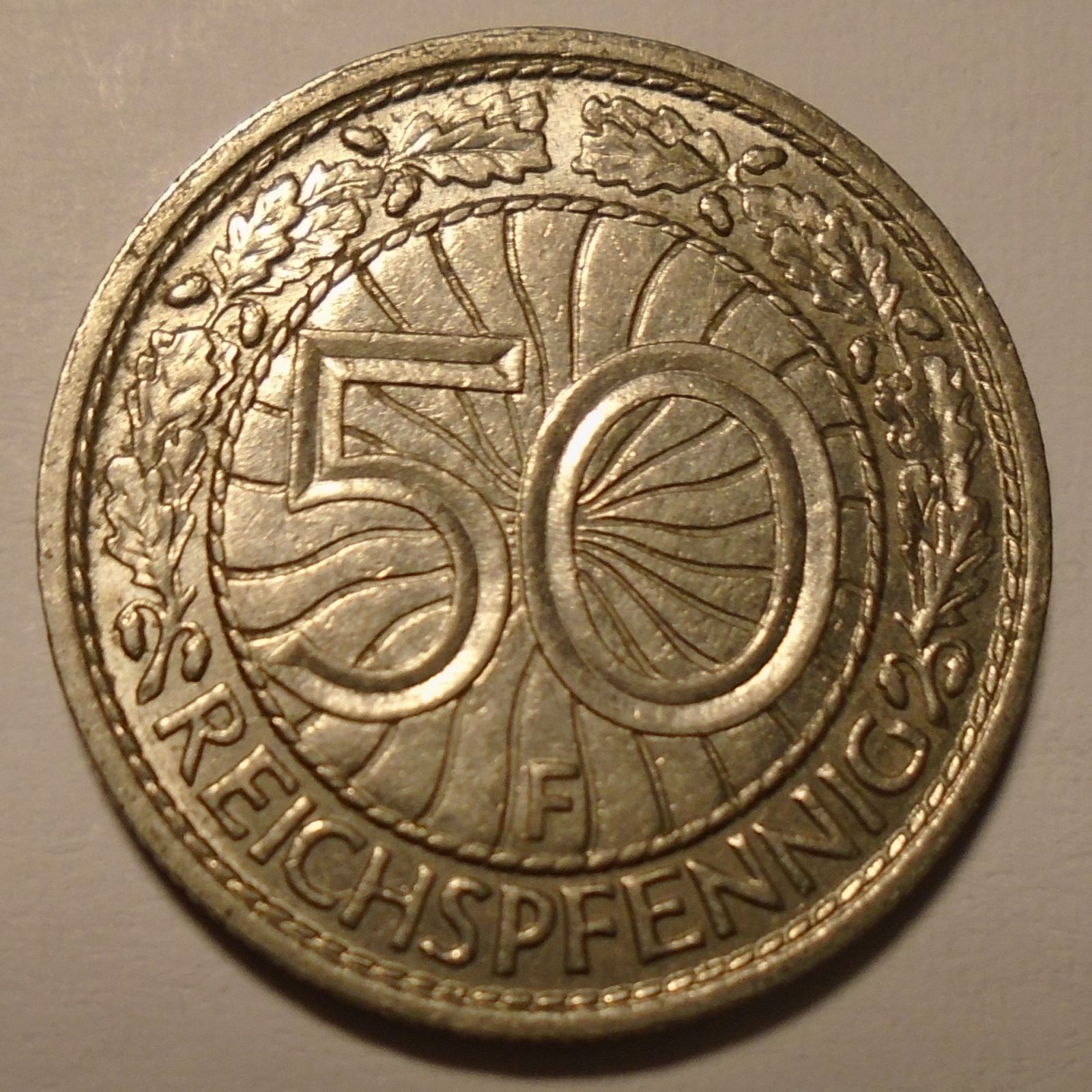 Německo 50 Fenik 1937 F