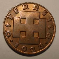 Rakousko 2 Heller 1924