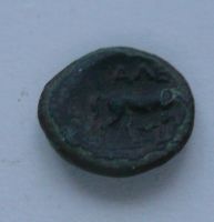 AE-11, Alexandria, hlava Apolla, Troas, 2.stol.př.n.l., Řeck