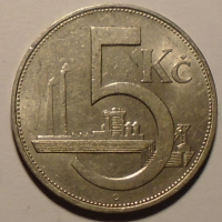 ČSR 5 Korun 1938