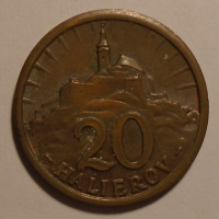 Slovenský stát 20 Haléř 1940