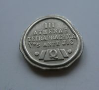 Tetradrachma, plaketa, antická mince, antarSouček, ČSR