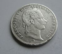 1/4 FL, 1858, A, Rakousko