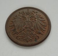 1 Haléř, 1912, Rakousko PĚKNÝ!
