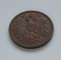 2 Haléř, 1908, Rakousko