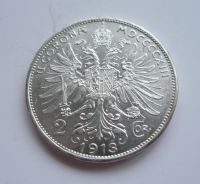 2 Koruna, 1913, Rakousko PĚKNÁ!