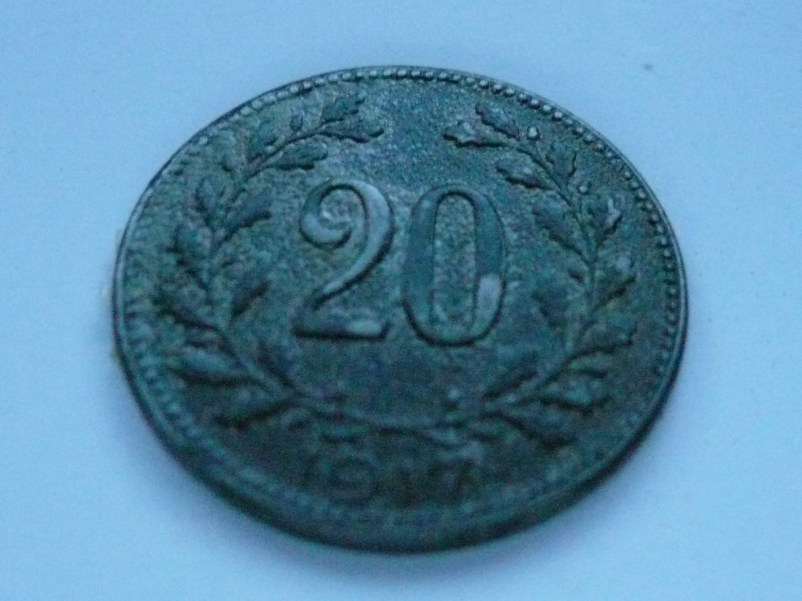 20 Haléř, 1917, Rakousko